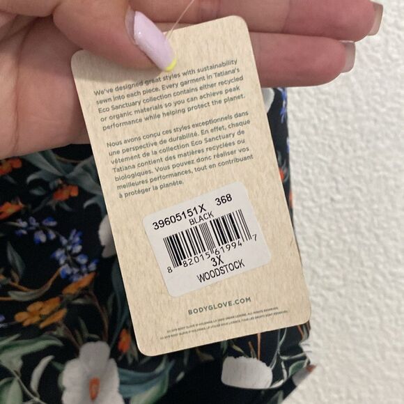 NWT- Body Glove- Two piece swimsuit-Drew top, Woodstock bottoms- Size 3X - Picture 14 of 16